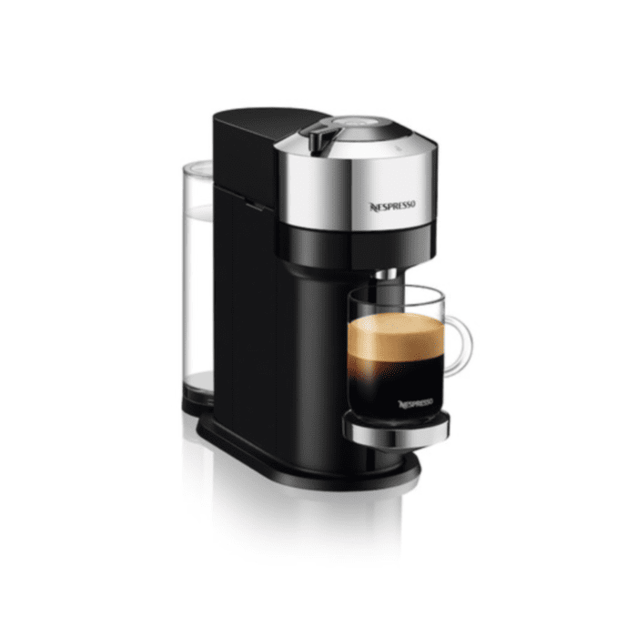 Nespresso Vertuo Next Deluxe Coffee Machine - Pure Chrome