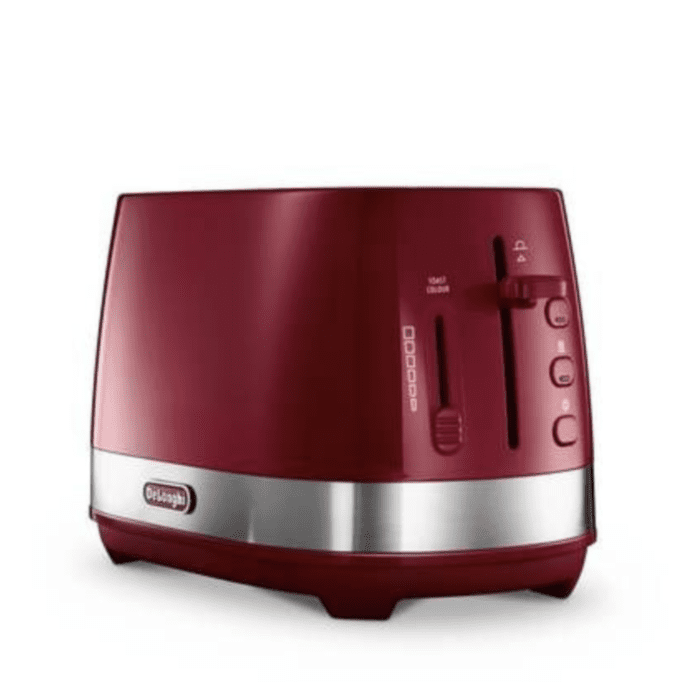 De'Longhi Active Line 2 Slice Toaster - Red
