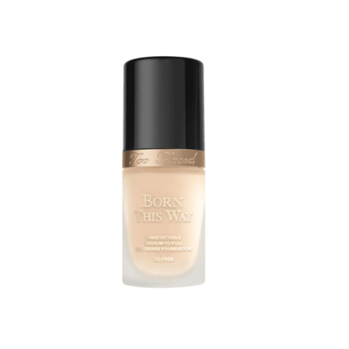 TOO FACED BORN THIS WAY OIL-FREE UNDETECTABLE MEDIUM-TO-FULL COVERAGE FOUNDATION 30ML - SHADE: SEASHELL