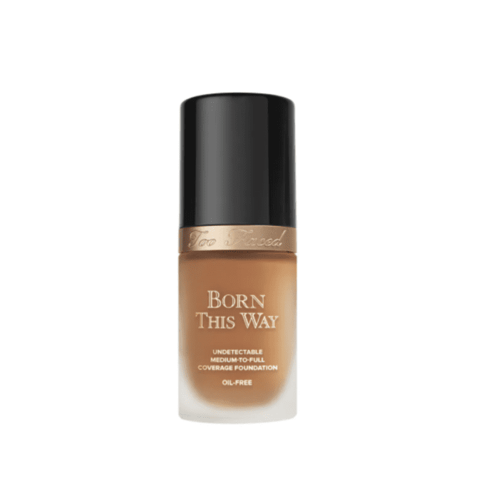 TOO FACED BORN THIS WAY LUMINOUS OIL-FREE  UNDERECTABLE MEDIUM-TO-FULL COVERAGE FOUNDATION 30ML - SHADE : CARAMEL