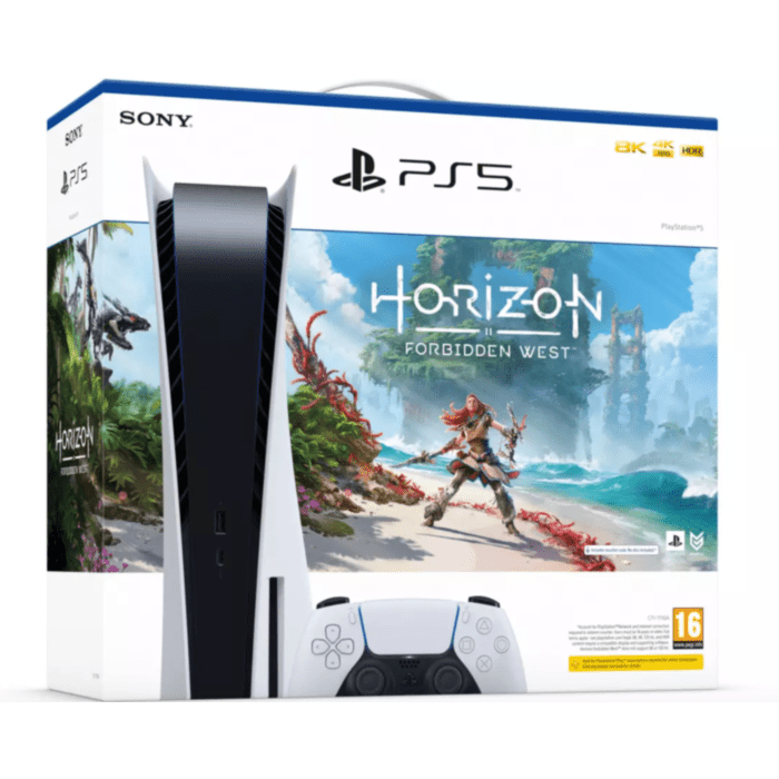 Sony PlayStation 5 Console & Horizon Forbidden West Game Bundle