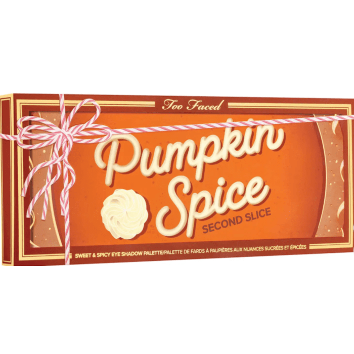 TOO FACED LIMITED EDITION PUMPKIN SPICE SECOND SLICE SWEET AND SPICY EYE SHADOW PALETTE