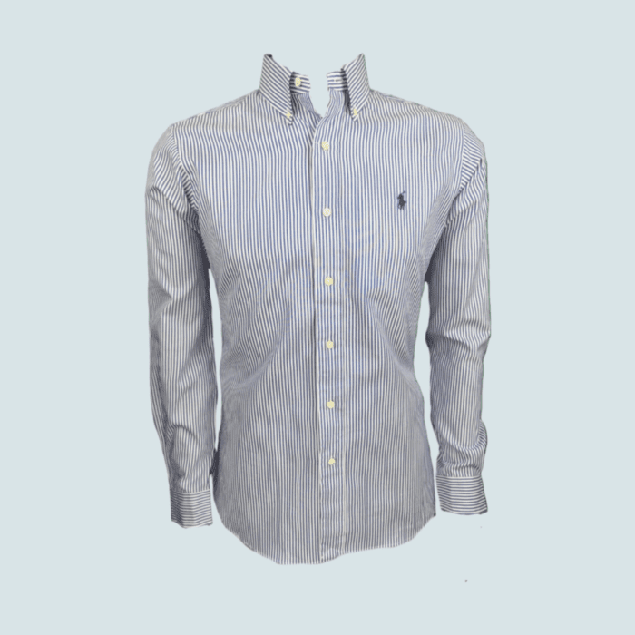 Ralph Lauren Classic Fit Shirt - StripeBlue
