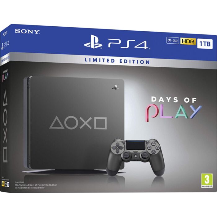PS4 Days of Play Limited Edition Steel Black 1TB  