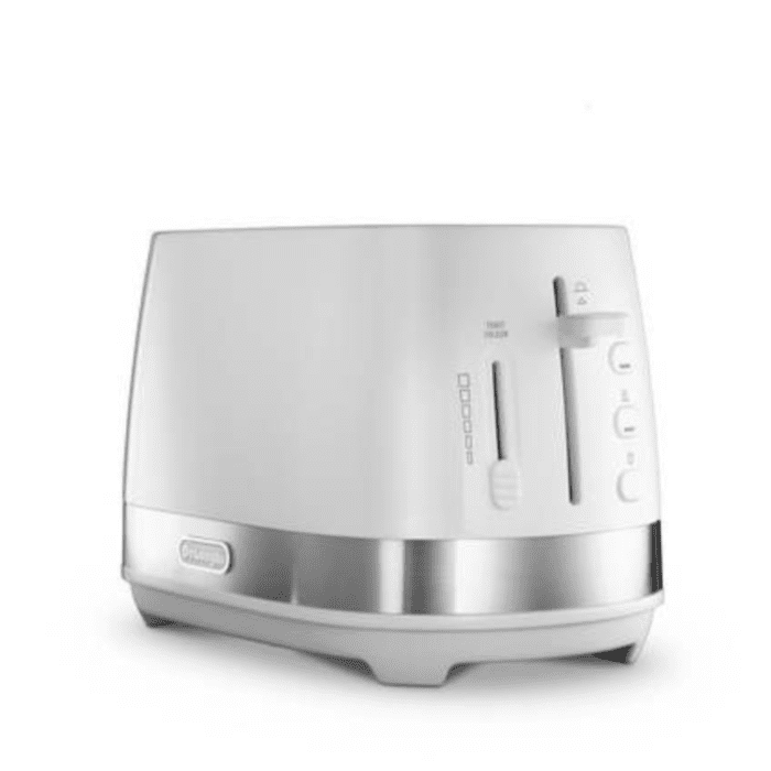 De'Longhi Active Line 2 Slice Toaster - White