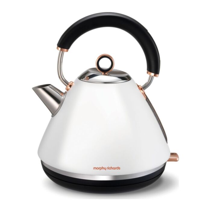 MORPHY RICHARDS Accents 102106 Traditional Kettle - White & Rose Gold