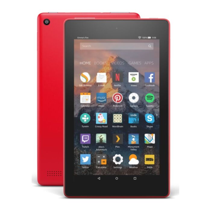 Amazon Fire 7 Tablet With Alexa Assistant 7 Inch 8Gb With Wi-Fi (2017) - Punch Red