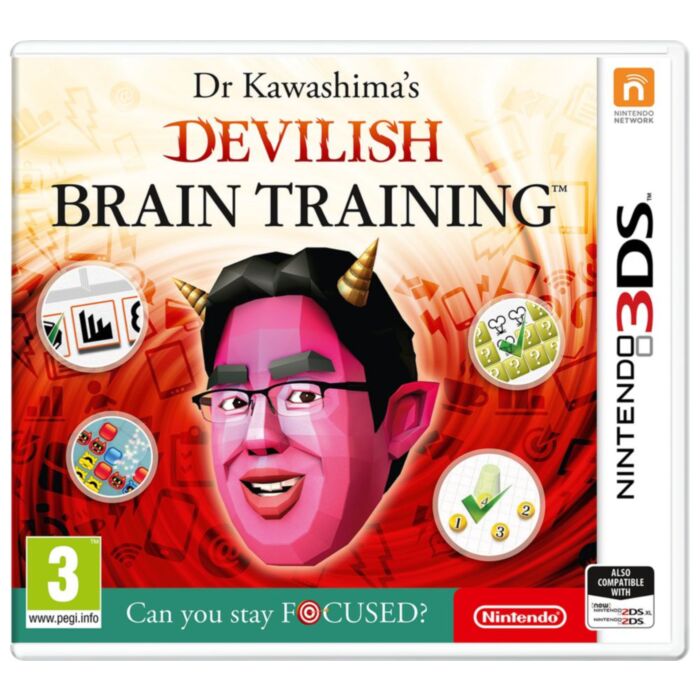 Nintendo 3ds Dr Kawashima S Devilish Brain Training - Physical Game