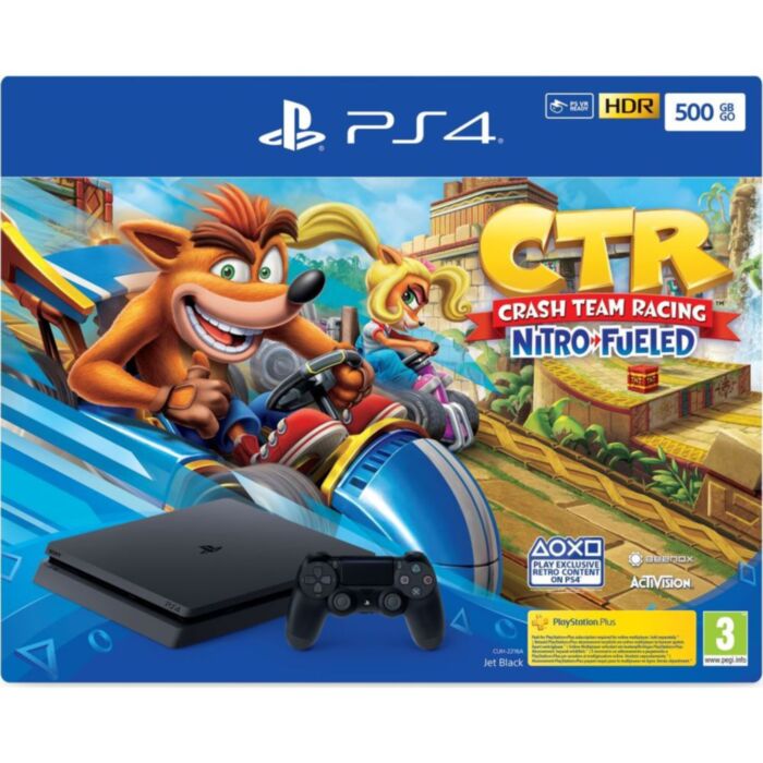 PlayStation 4 with Crash Team Racing - 500 GB