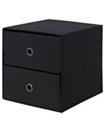 Flarra Minichest with 2 drawers - Black