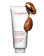 CLARINS :  MOISTURE-RICH BODY LOTION WITH SHEA BUTTER FOR DRY SKIN 100ml 