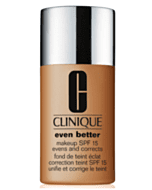 CLINIQUE EVEN BETTER MAKEUP SPF 15  EVENS AND CORRECTS 30ML    SHADE   WN120 PECAN  (D)  32 PECAN (D-G)