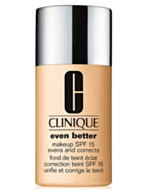 CLINIQUE EVEN BETTER MAKEUP SPF 15 EVENS AND CORRECTS  30ML   SHADE   WN56 CASHEW (MF)  26 CASHEW (MF-N)