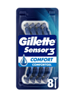Gillette Sensor 3 Disposable Razors x8